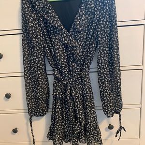 Kittenish Mini floral dress